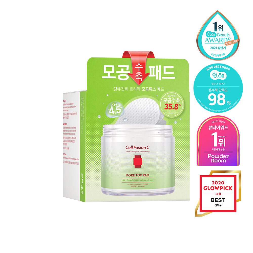 Cell Fusion C TRE.AC Pore Tox Pad 60 Sheets | OLIVE YOUNG Global