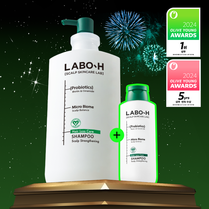 LABO-H Scalp Strengthening Capsule Treatment for Hair Loss Relief 200mL  Double Set (+50mL) | OLIVE YOUNG Global