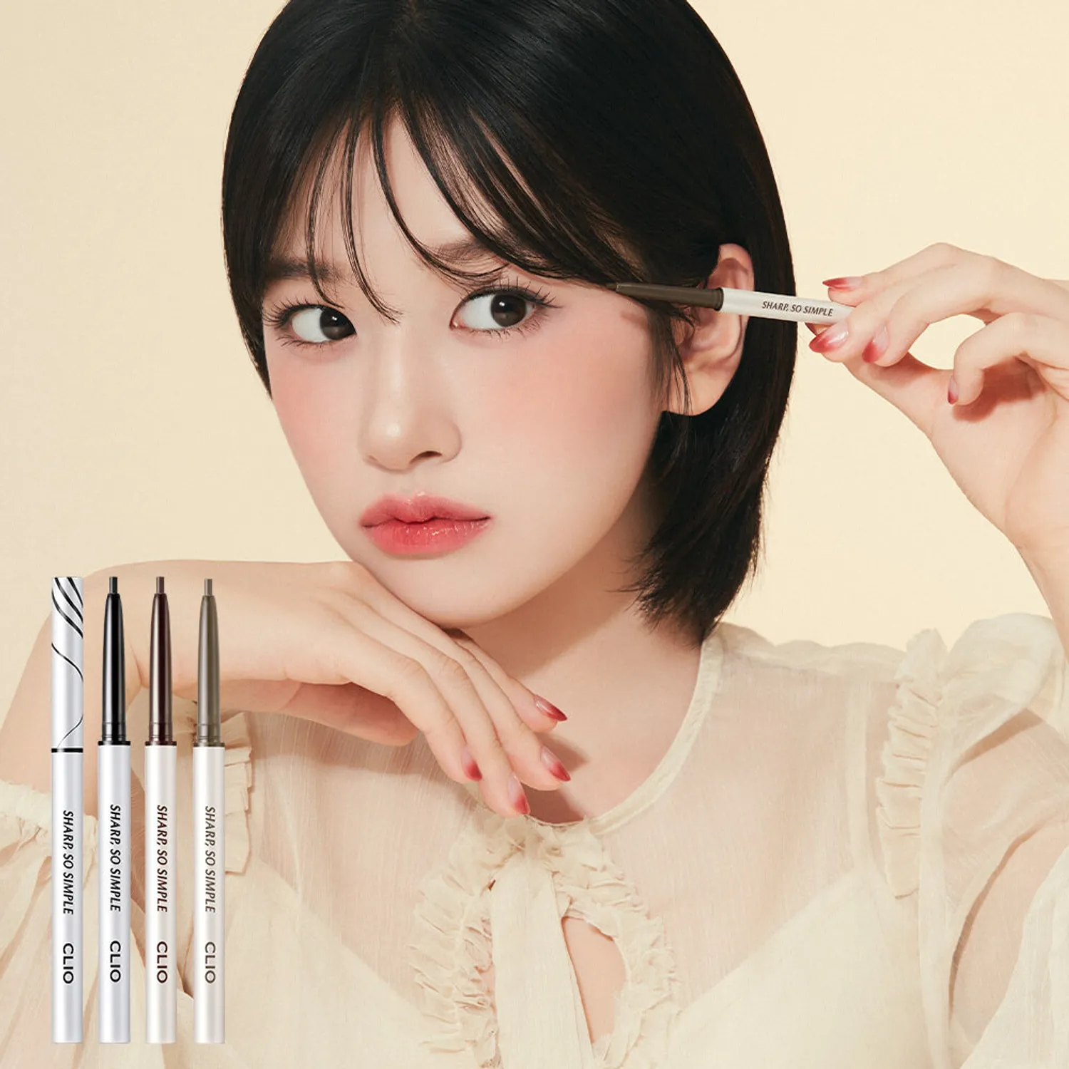 korean young nude self shot CLIO シャープソーシンプルウォータープルーフペンシルライナー(リニューアル) | OLIVE YOUNG Global
