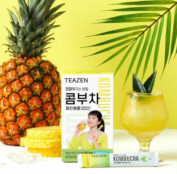 Teazen Kombucha #Pineapple 10T | OLIVE YOUNG Global