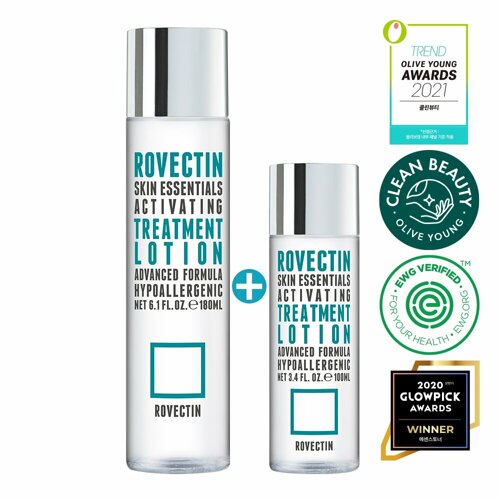 ★2021 Awards★ROVECTIN Skin Essentials Activating Treatment Lotion 180mL + 100mL