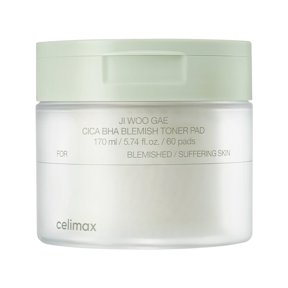 celimax Ji Woo Gae Cica BHA Blemish Toner Pads 60 Counts celimax Ji Woo Gae Cica BHA Blemish Toner Pads 60 Counts