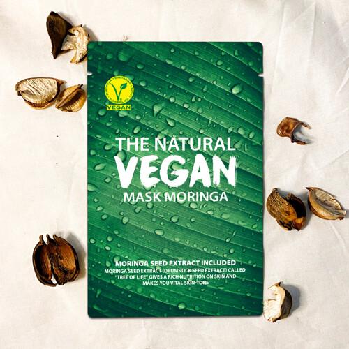 The Natural Vegan Moringa Mask Sheet