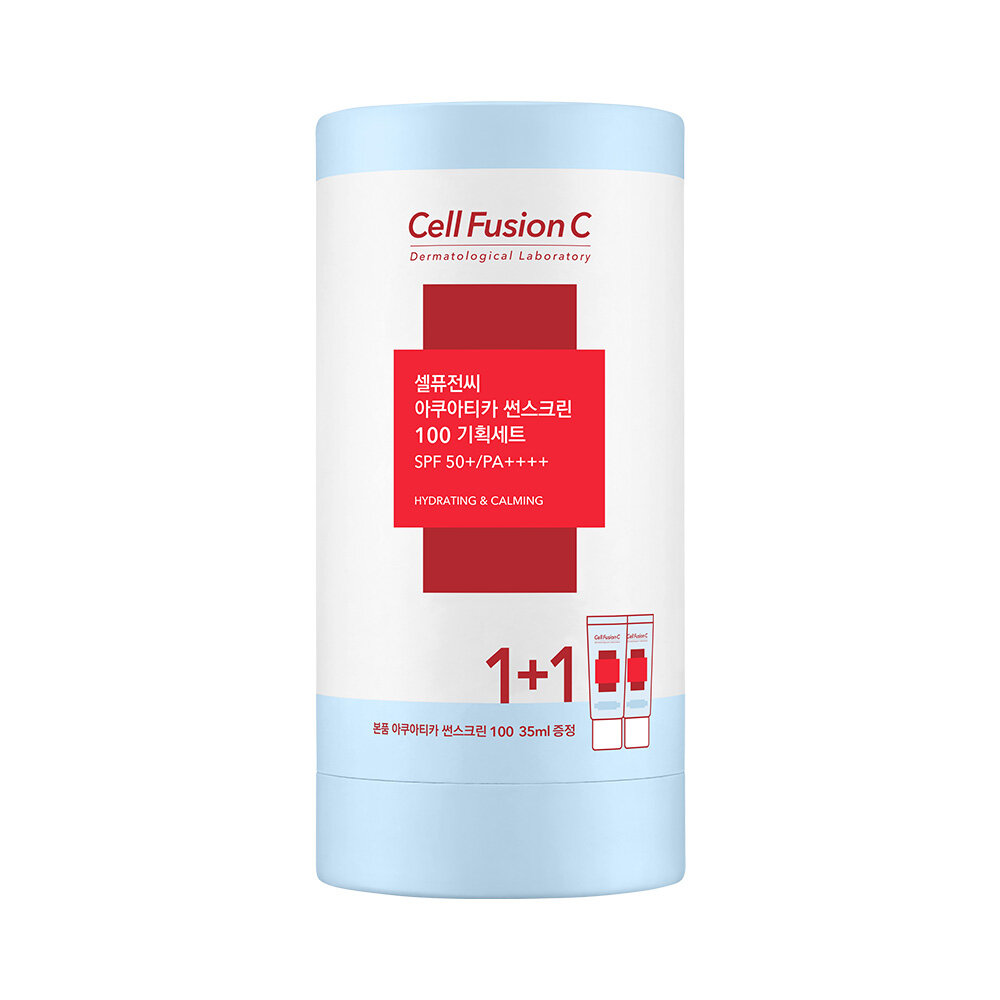 Cell Fusion C Aquatica Sunscreen 100 1+1 Twin Pack SPF 50+/PA++++