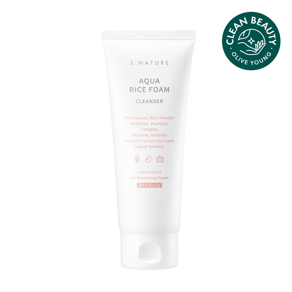 S.NATURE アクアライス弱酸性クレンジングフォーム 160ml | OLIVE YOUNG Global